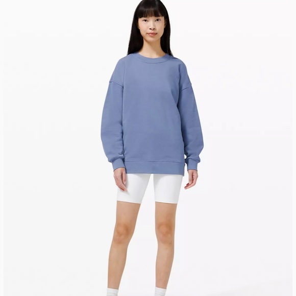 Lululemon Perfectly Oversized Crew * Water Drop - Picture 2 of 6